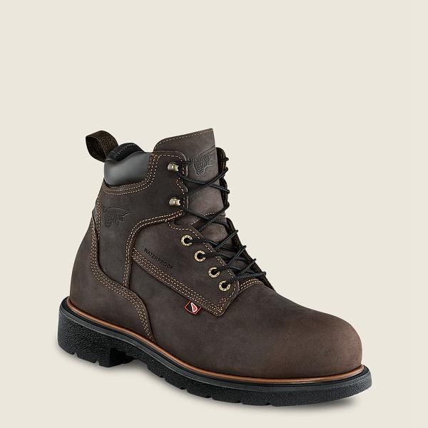 Botas de Seguridad Red Wing Hombre Marrom Oscuro - Dynaforce® - 6-Inch Insulated Waterproof Toe - 65